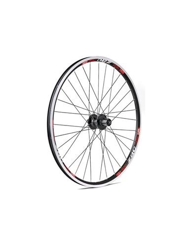 RUEDA TRAS. 26" ZAC NEGRA DISC 6T/V-BRAKE