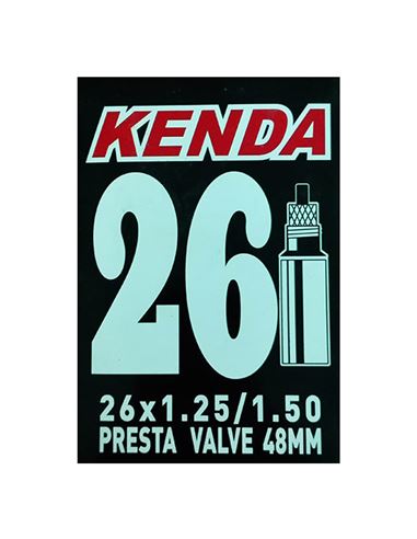 CAMARA KENDA 26X1.25-1.50   V/PRESTA 48MM