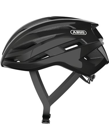 CASCO ABUS STORMCHASER SHINY BLACK TALLA M