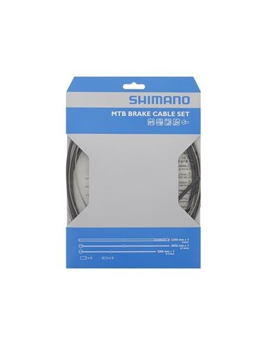 CABLE SHIMANO FRENO/FUNDA/TOPES MTB NEGRO