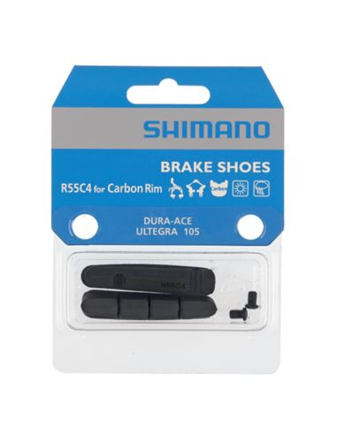 ZAPATAS 1 PAR SUELTAS SHIMANO CTRA.CARBONO R55C4