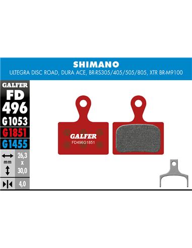 PAR PASTILLAS GALFER BIKE ADVANCED BRAKE PAD SHIMANO XTR 19