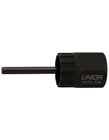 EXTRACTOR DE PIÑON UNIOR CON MANGO PARA CASSETTE SHIMANO