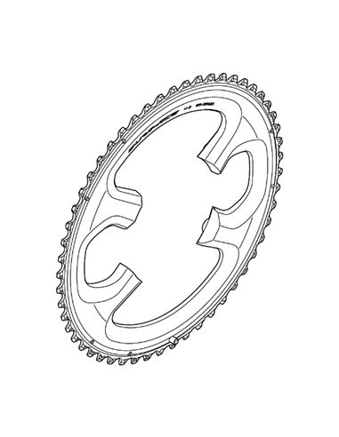 PLATO 52D SHIMANO DURA-ACE PARA BIELAS FC-9000 (PARA 52-36D)