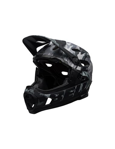 CASCO BELL SUPER DH SPHERICAL NEGRO CAMUFLAJE