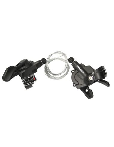 JUEGO DE MANDOS SRAM X3 TRIGGER INDEX DELANTERO/TRASERO 7V