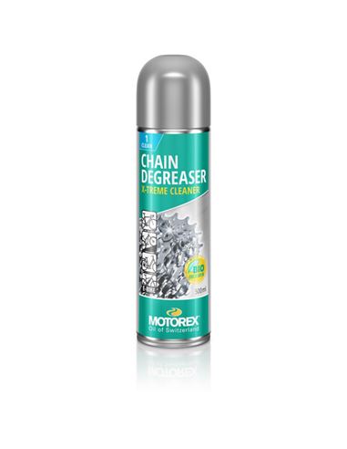 MOTOREX DESENGRASANTE DE CADENA DE BICICLETA AEROSOL 500ML