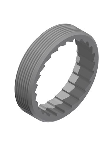 RING NUT STEEL (U) DT SWISS M35X1 3P (CORONA DENTADA)