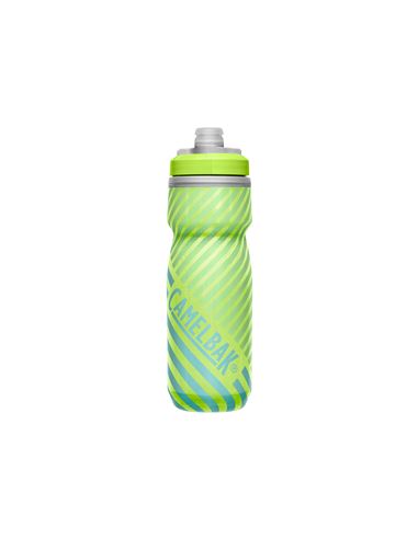 BOTE CAMELBAK PODIUM CHILL OUTDOOR 21OZ, LIME/BLUE STRIPE