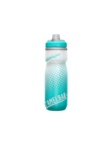 BOTE CAMELBAK PODIUM CHILL 21OZ, TEAL DOT