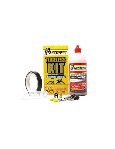 KIT TUBELESS X-SAUCE CARRETERA  - V. FINA