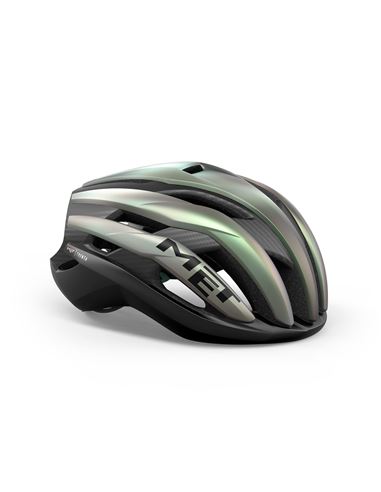 CASCO MET TRENTA 3K CARBON MIPS VERDE DIFUMINADO MATE