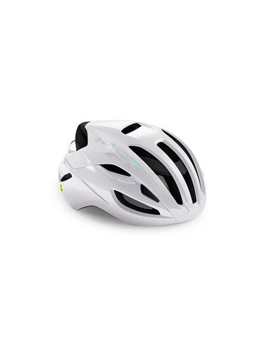 CASCO MET RIVALE MIPS BLANCO BRILLO