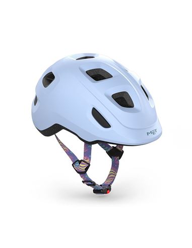 CASCO NIÑO MET HOORAY LILA MATE (AZUL)