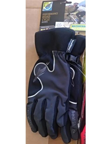 GUANTES SEALSKINZ IMPERMEABLE, TÉRMICO Y CORTAVIENTOS T. M