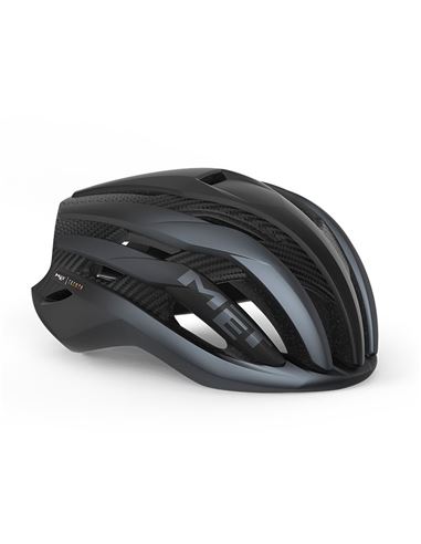 CASCO MET TRENTA 3K CARBON MIPS NEGRO MATE