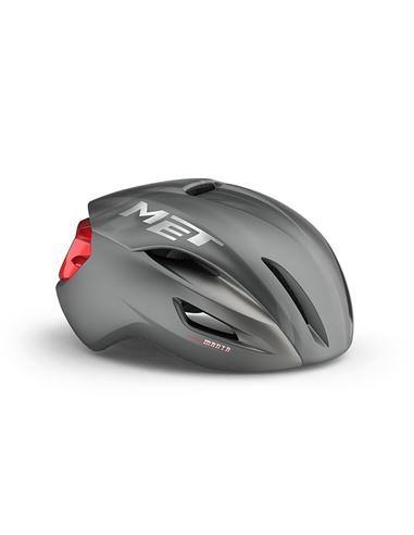 CASCO MET MANTA MIPS PLATA/ROJO MATE