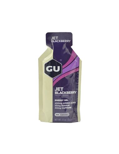 GU ENERGY GEL JET BLACKBERRY 24 U.